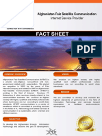 AFSAT  Communication - Fact Sheet  - Best Internet Services in Kabul Afghanistan 