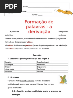 Formação de Palavras 6.º