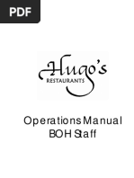 Operations Manual BOH Staff