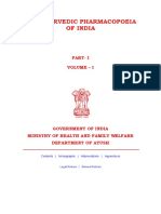 Ayurvedic Pharmacopoeia of India All Volume PDF