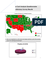 Summary of Results From Preliminary LCCA Survey