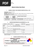 Material Safety Data Sheet: 1. Chemical Product and Company Identification (Rev. 9-04)