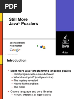 Sun Java Puzzlers