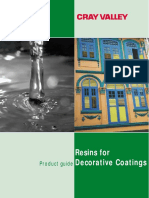 Resins For Decorative Coatings: Product Guide