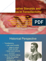 Perioperative Steroids and Antibiotics in Tonsillectomy