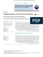 Anestesia en Obstetricia Articulo Revista