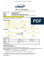 MGCC Entry Form 26 September 2010