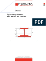 SFB: Equal-Flange I-Beams With Welded Bar Attached: Technical Specifications