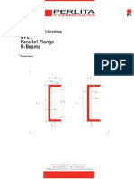 Upe: Parallel Flange U-Beams: Technical Specifications