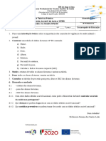 Ficha de Trabalho - Percentis