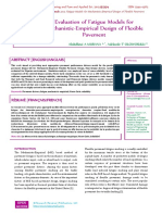 evaluation of fatigue models - nigerian standard.pdf