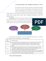 9 strategies foreign market entry