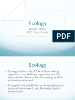 Ecology: Biology Notes GCE Study Buddy