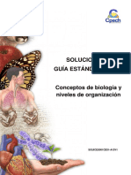 1 Conceptos de Biología y Niveles de Organización SOLUCIONARIO PDF