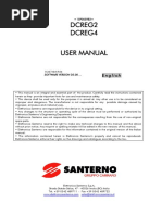 Santerno Dcreg2 Dcreg4 d500 Manual