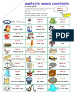 Some Examples of Uncountable Nouns Include