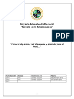 Proyecto Educativo Institucional 2017 REV3