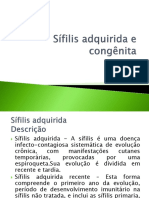 Sífilis Adquirida e Congênita GGGG