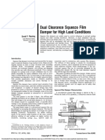 Dual Clearance Squeeze Film PDF