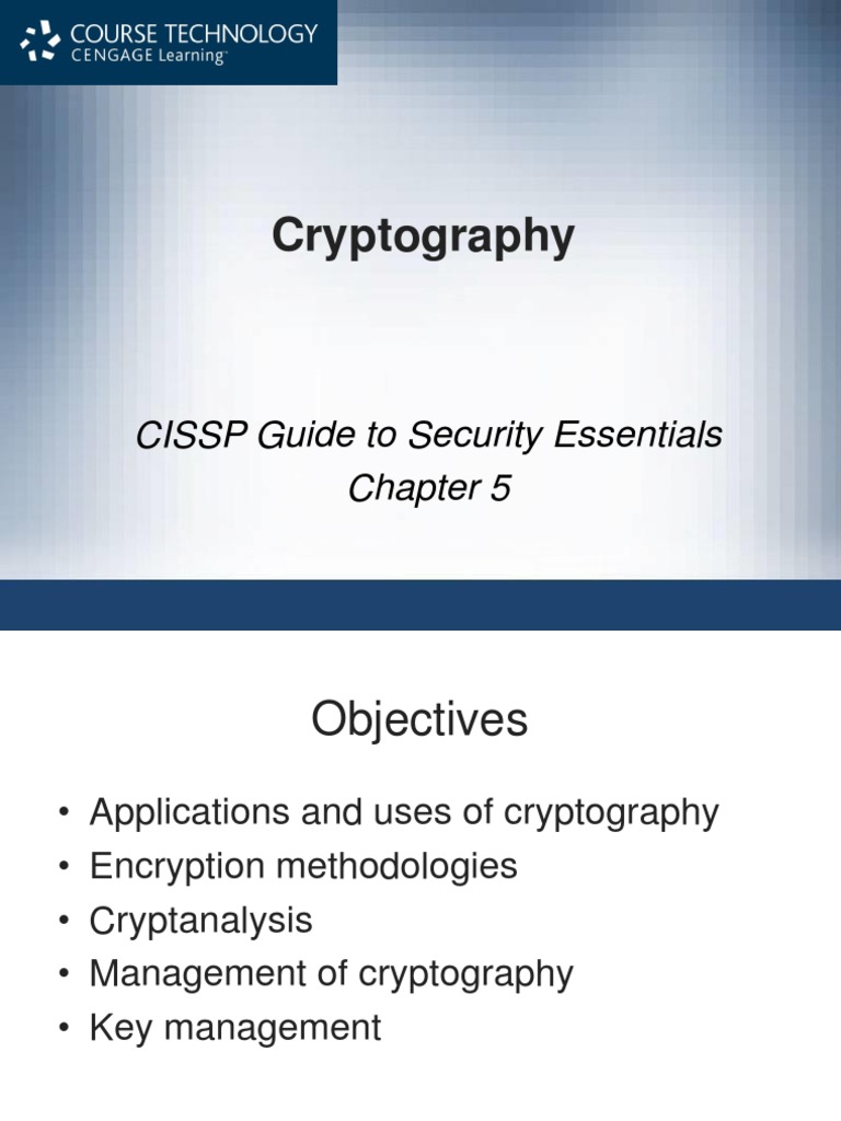 Cryptography: CISSP Guide To Security Essentials | PDF | Key ...