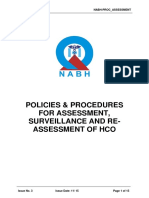 Policies & Procedures For Assessment, Surveillance and Re-Assessment of Hco