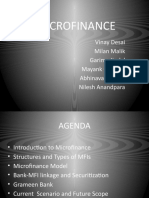 Microfinance: Vinay Desai Milan Malik Garima Jindal Mayank Golchha Abhinava Chanda Nilesh Anandpara