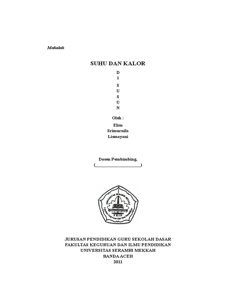 Makalah Suhu Dan Kalor Docx 1