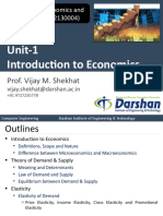 Unit-1 Introduction To Economics: Prof. Vijay M. Shekhat