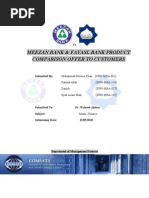 Download Meezan Bank  Fayasl Bank Product Comparison Offer to Customers by Muhammad Muavia Khan SN36441422 doc pdf