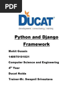 Python and Django