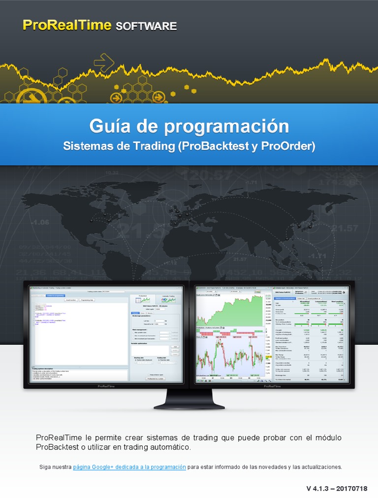 Prorealtime Probacktest | PDF | Ventana (informática) | Lenguaje de ...