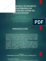 Estudio Tecnico Economico de Prefactibilidad de Explotacion