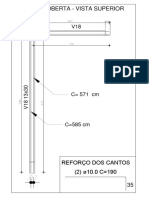 Detalhe Viga 18 - Obra Ana