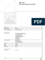 Product Data Sheet: XW - Power Distribution Panel (PDP)