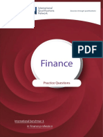 Finance: Practice Questions