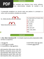 Aula 07 - Preposição, Interjeição, Verbo