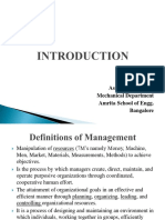 Management Functions and Levels