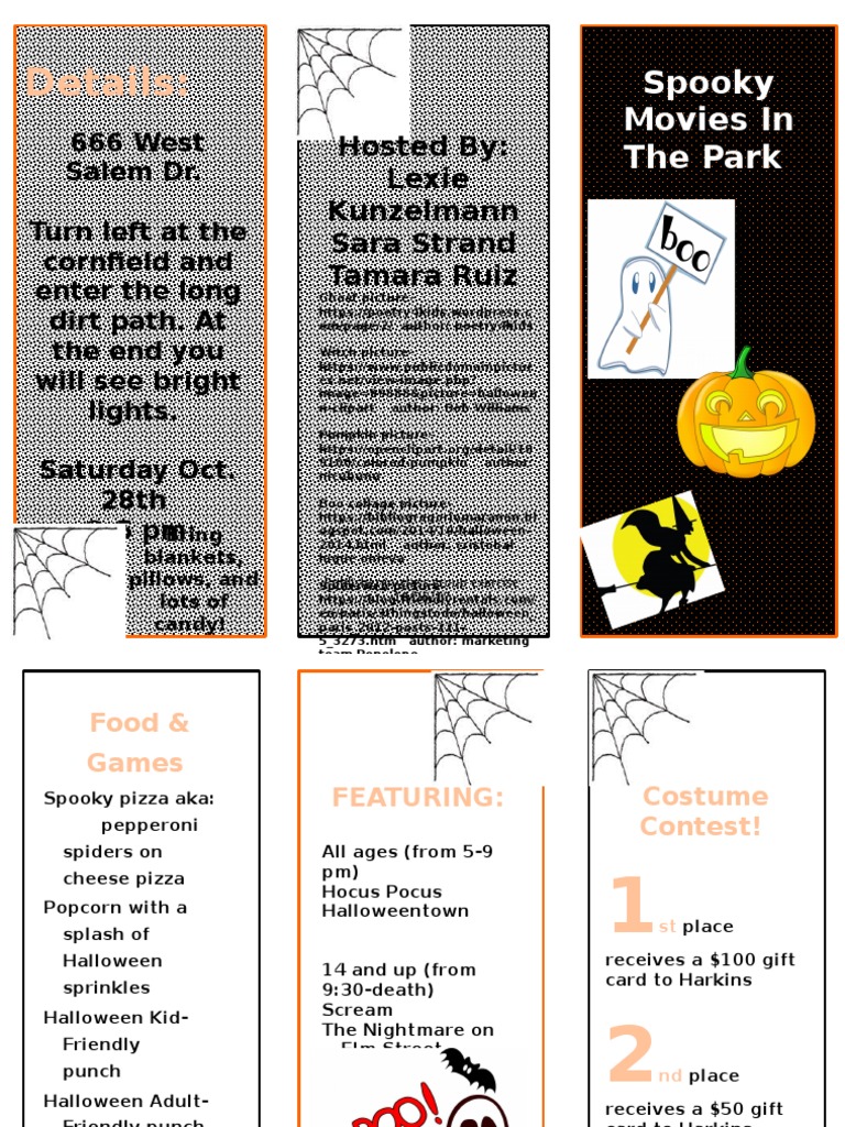 Halloween Brochure Edt180 | PDF | Halloween