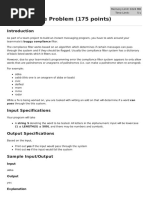 A Compliance Problem (175 Points) : Input