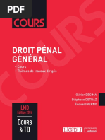 Lextenso étudiant - Droit pénal général (corrigé détaillé)