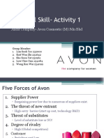 Managerial Skill-Activity 1: Audit Company - Avon Cosmestic (M) SDN BHD