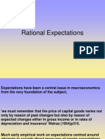 Lecture 9 Rational Expectations