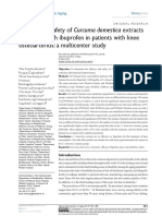 Effcacy and Safety of Curcuma Domestica Extracts Compared With Ibuprofen ขีด