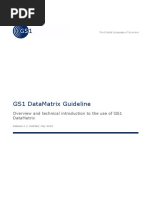 Gs1 Datamatrix Guideline: Overview and Technical Introduction To The Use of Gs1 Datamatrix