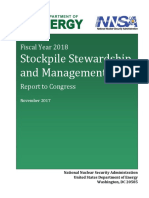 FY18 Stockpile Stewardship and Management Plan