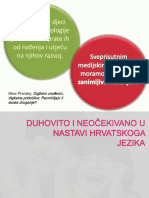 Neocekivano I Duhovito U Nastavi HJ