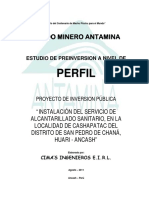 Perfil de Saniamiento