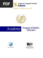Download Program of Studies Aug 20102 by ACS Athens SN36443784 doc pdf