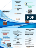 Capacitación de Informática Triptico COBACH 27