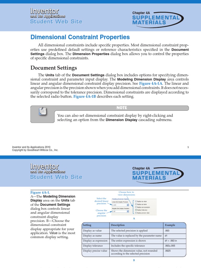 SupMat01 - Dimensional Constraint Properties | PDF | Engineering ...
